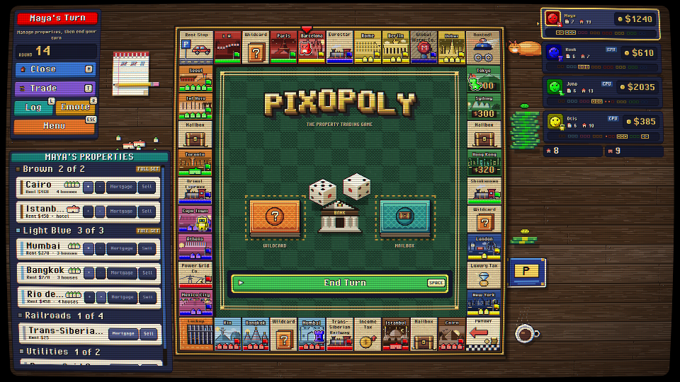 Screenshot: manage